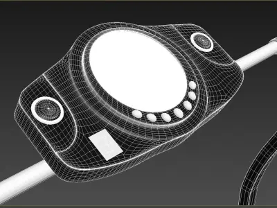 Treadmill gym machine 3D model