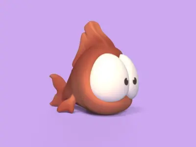 Fish Big Eyes 3D print model