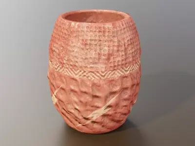 The Vintage Barrel 3D Model Low-poly 3D model