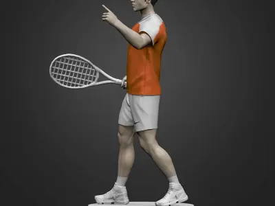 Carlos Alcaraz 3D Printable 3D print model