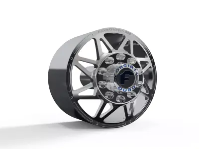FRONT forgiato Finestro-D DURO DUALLY WHEEL 3D print model