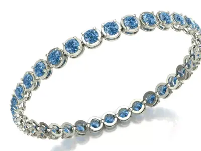 Tennis Bracelet 632036 3D print model