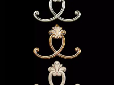 Classic carved 051 3D model