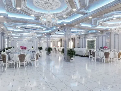 Wedding room 3D model