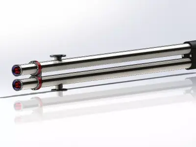  Heat exchanger  Hairpin 3D print model