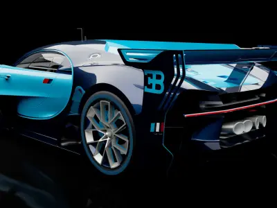Bugatti vision gran turismo 3D model