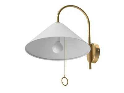 Wall Lamp Low-poly 3D model