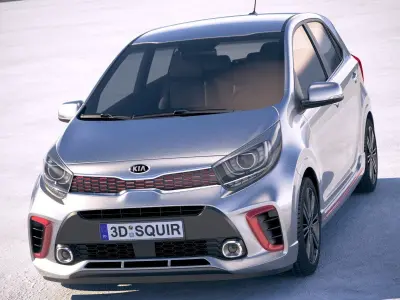 Kia Picanto GT-Line 2018 3D model
