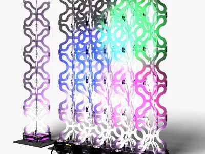 Stage Decor 23 Modular Wall Column 3D model