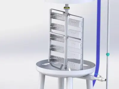 Vacuum agitator  2 Ton Capacity 3D print model