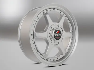 TRD TYPE F-T Low-poly 3D model