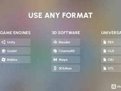 Interior 5 Low-poly 3D model