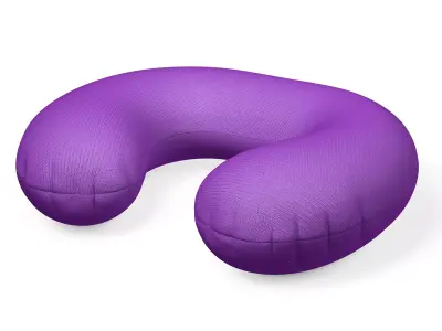Fabric Travel Pillow 3D model