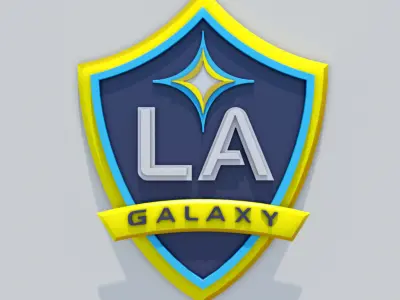 LA Galaxy Crest 3D model