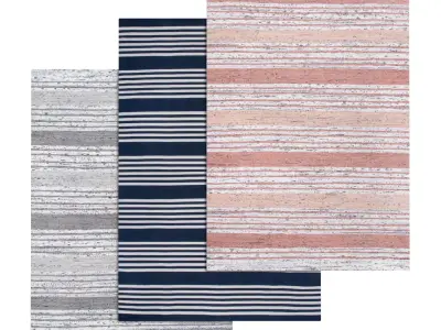 Rug Set 1515 3D model