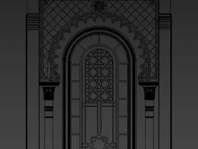 Classic Villa Entrance 3D model