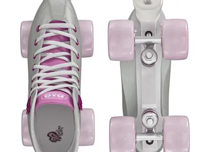 Rio Roller Script Quads 3D model