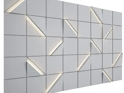 Wall Panel 32 3D model