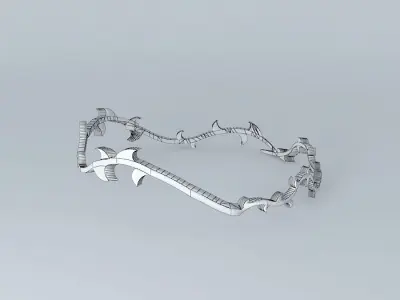 3d thorn crown crown  Thorn Free 3D model