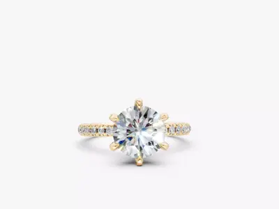 ENGAGMENT RING-RJ044 3D print model