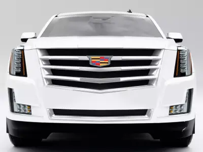 Cadillac Escalade ESV 2015 Low-poly 3D model