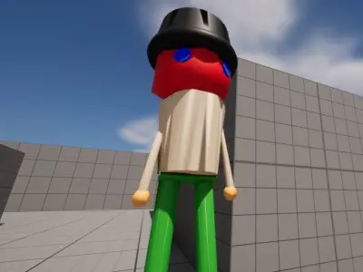 Adam Character Free low-poly 3D model