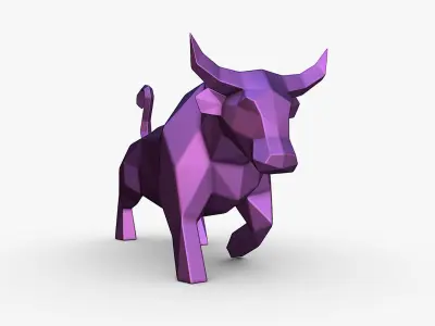 bull figurine 3D print model