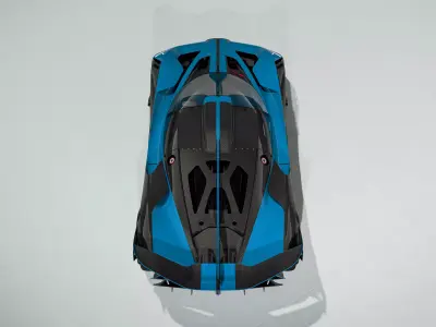  2024 Bugatti Bolide 3D model
