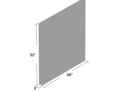 Randwick Beveled Bathroom Vanity Mirror 3D model