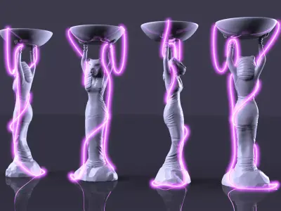 Tiger Queen Pharaoh 3D model