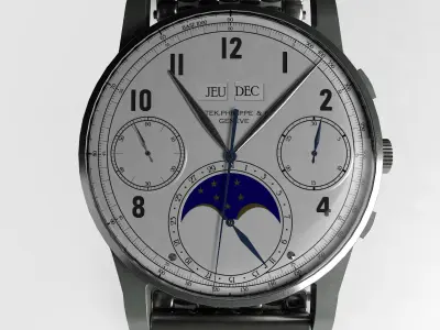 Patek Philippe Ref 1518 3D model