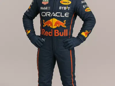 F1 Driver redbull 3D miniature  3D print model
