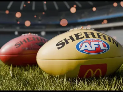 AFL Football SHERRIN 3D model