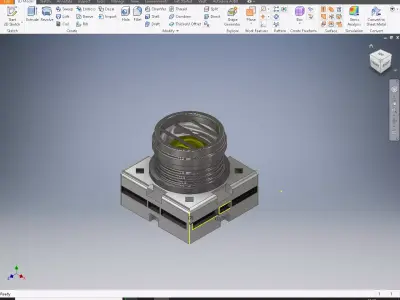 Space Engineers Spotlight Block 3D print model