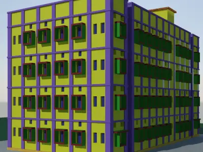 Buiilding for industrial 3D model