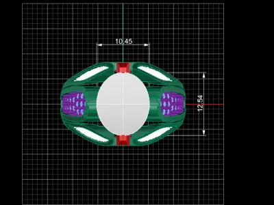 NEO MAN RING MODEL9 3D print model
