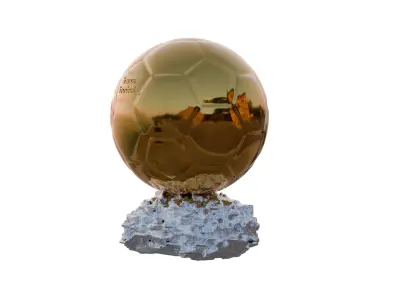 Ballon Dor  France Football  - Golden Ball -  Fifa Ballon dOr 3D model