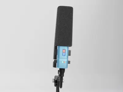 Podcast Microphone 3D model