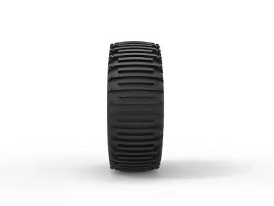 Offroad wheel 37 Scale 1 to 20 3D print model