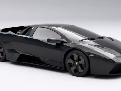Lamborghini Reventon Low-poly 3D model