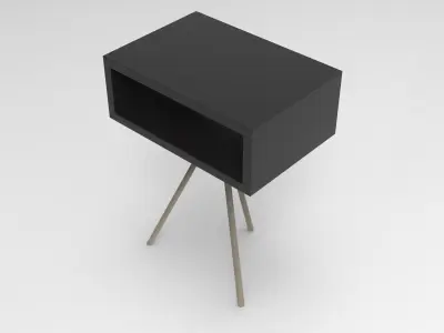Zoya Side Table Low-poly 3D model