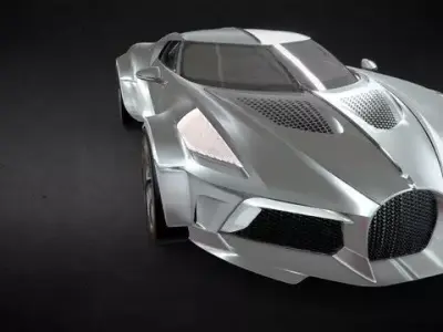 Bugatti model 3D print model