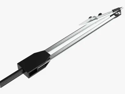 Drafting Compass 02 3D model