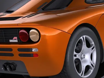 McLaren F1 1994-1998 VRAY 3D model