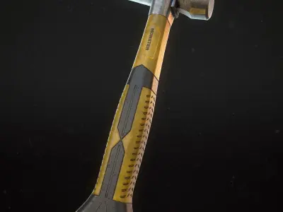 Hammer Low-poly 3D model 48