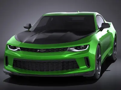 Chevrolet Camaro LT1 2017 VRAY 3D model