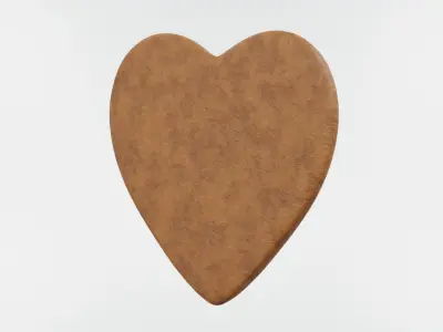 Gingerbread Christmas Cookie 16 3D model