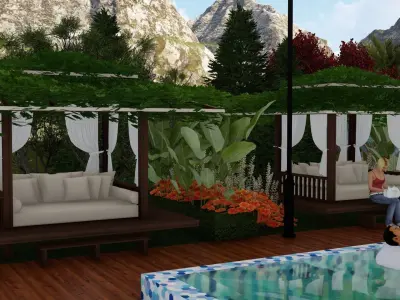 swimming pool 3D model get