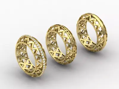 Fusion rings 06 3D print model