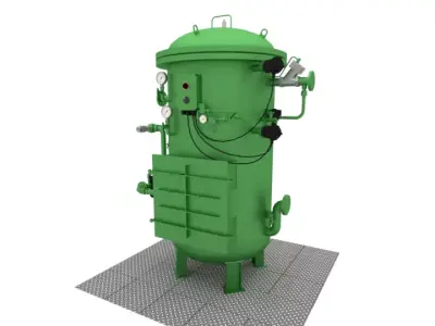 Oily Water Separator Low-poly 3D model